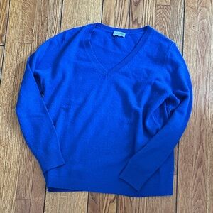 Nordstrom Royal Blue V-Neck Sweater for Men